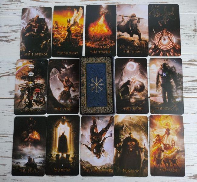 Картки Рунічне таро Runic Tarot зменшена колода 6х10 см 2288824033 фото