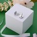Сережки пусети Соняшник Emerald срібні 925 Zirkon 2508339943 фото 4
