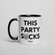 Кружка "This Party S*cks", англійська HK-91 фото 1