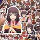 Стікерпак Цей чудовий світ Мегумін Набір наклейок GeekLand KonoSuba Megumin 50 штук 2881874828 фото 3