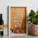Рамка скарбничка "Save water drink wine" для пробок, Білий-коричневий, англійський 2603847202 фото 1