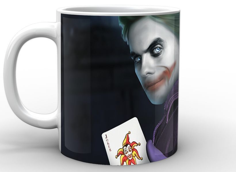 Кружка GeekLand белая Отряд Самоубийц Suicide Squad Джокер и карта SS.02.030 SS.02.030 фото
