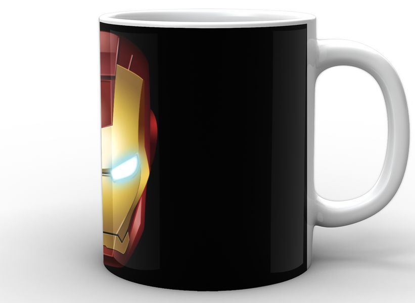 Кружка GeekLand Железный Человек Iron Man минимализм IM.02.039 1757922658 фото
