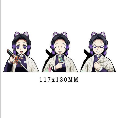 Голографическая наклейка Клинок расекающий демонов Шинобу Кочо Demon Slayer Shinobu Kocho 2915988135 фото