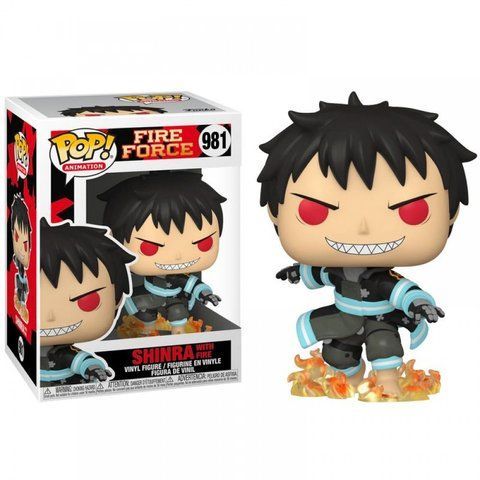 Фигурка Фанко Поп Пламенная бригада пожарных Шинра Funko Pop Fire Force Shinra 10 см FF S 981 FF S 981 фото