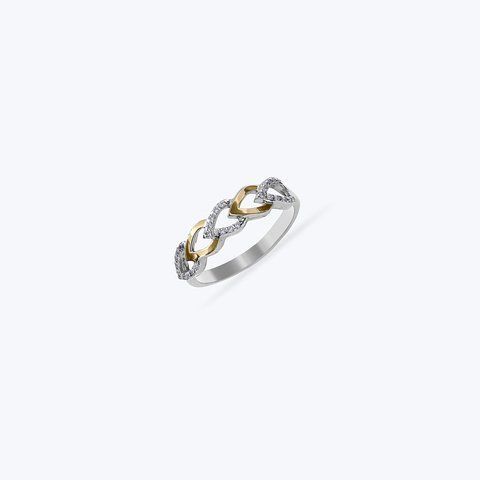 Кільце Об'єму 925 Gold 17 5130-02SG-676k-16 фото