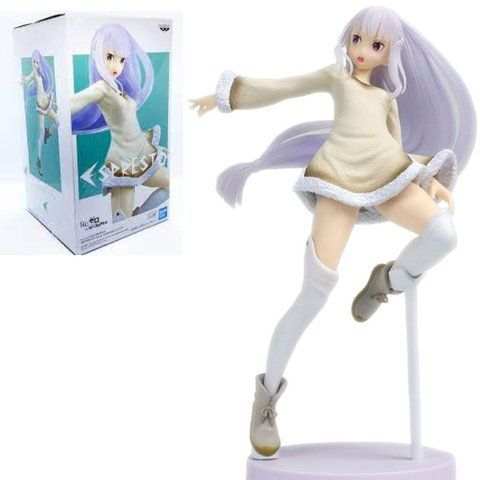 Фигурка&nbsp;Banpresto Emilia Re Zero Эмилия Жизнь в альтернативном мире с нуля 21.0 см&nbsp;WST anime RZ 22.140 WST anime RZ 22.140 фото