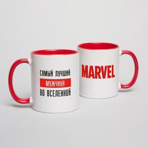 Чашка MARVEL "Лучший во вселенной MARVEL" персоналізована, російська BD-kruzh-35 фото