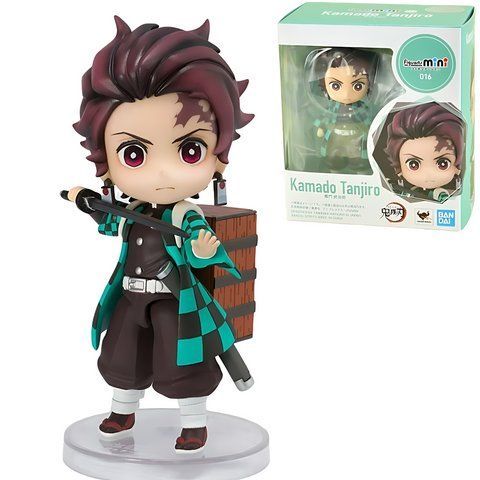 Фигурка Bandai Figuarts mini Танжиро&nbsp;Клинок, рассекающий демонов Demon Slayer 9 см BFm DS T 016 2702376017 фото