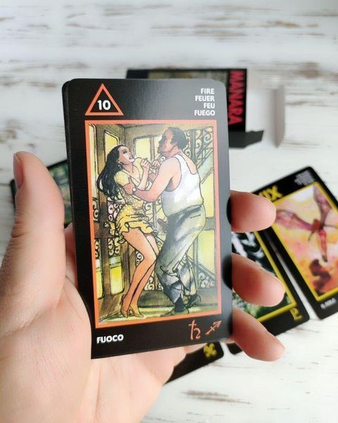 Карти Еротичне Таро Манара Manara The Erotic Tarot 10.2х6 см 2569389068 фото