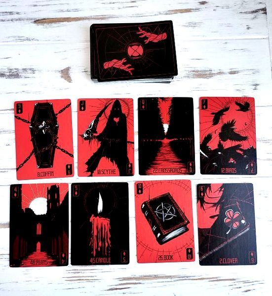 Карти Ленорман Червоної Руки Red Hend Lenormand 2086852628 фото