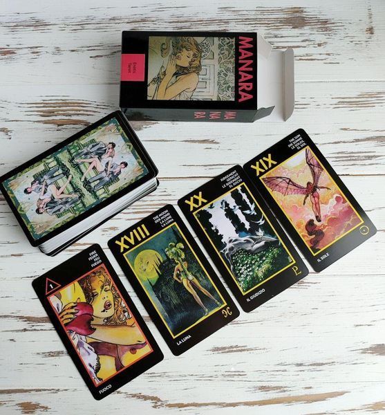Карти Еротичне Таро Манара Manara The Erotic Tarot 10.2х6 см 2569389068 фото