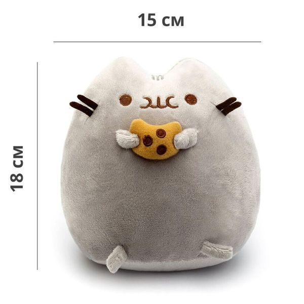 Мягкая игрушка Пушин с печенькой Pusheen 15 см CH PH 01 1941314244 фото