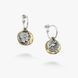 Серьги серебряные с монетами Афина gold 925 28-12404SG-5064s фото 2