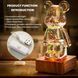 Мишка феерверк ночник- светильник 3D 8 цветов 2177143022 фото 5