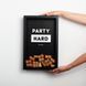 Копилка для винных пробок "Party hard", Чорний, Black, англійська HK-vin-10 фото 1