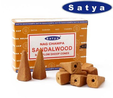 Satya Back Flow cones SANDALWOOD Сандаловое дерево 2569391468 фото