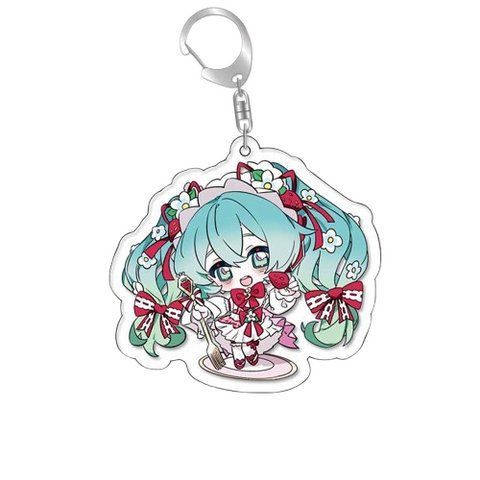 Брелок акриловий Вокалоїд Хацуне Міку Vocaloid Miku Hatsune 5 см 2462169298 фото