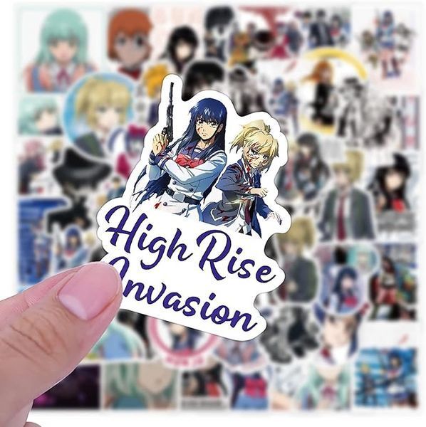 Стікерпак Небесне вторгнення набір наклейок GeekLand High-Rise Invasion 50 штук 2881874758 фото
