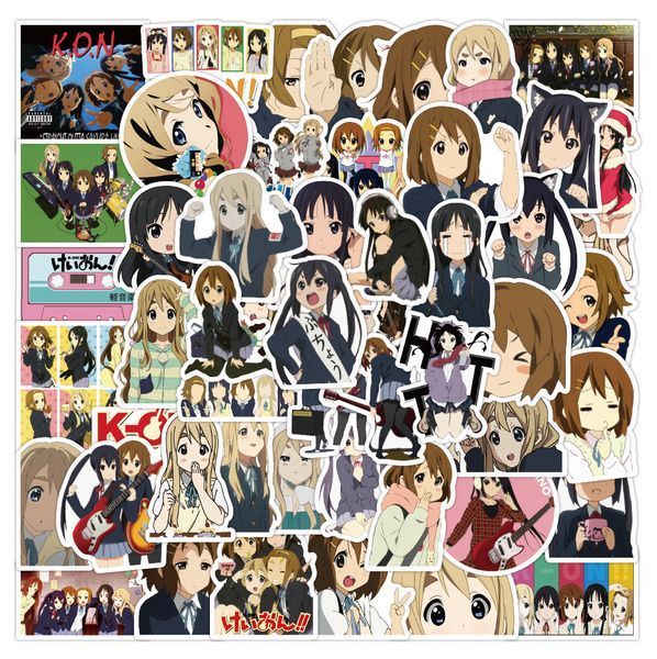 Стікерпак Кей-он! Набір наклейок GeekLand K-On! 50 штук 2881874856 фото