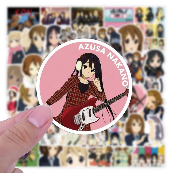 Стікерпак Кей-он! Набір наклейок GeekLand K-On! 50 штук 2881874856 фото