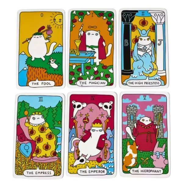 Карти Таро Котяче (Paws Tarot) 10.2х6 см 3168053582 фото