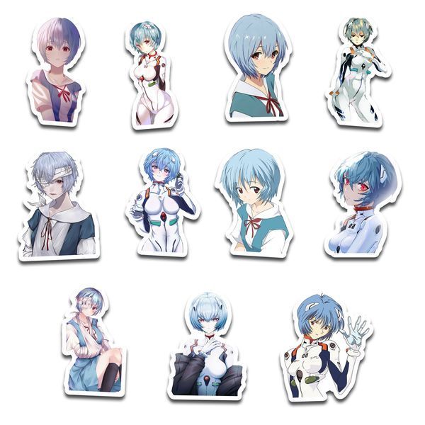 Стікерпак Набір наклейок GeekLand Євангеліон Evangelion Аянамі Рей Ayanami Rei 45 штук SP AR 01 SP AR 01 фото
