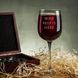 Бокал для вина "Wine help is here", английский, Крафтовая коробка 2603860872 фото 2