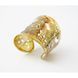 Браслет Скоба Узор прорезанный усечённый желтый метал 2569411744 фото 2