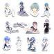 Стікерпак Набір наклейок GeekLand Євангеліон Evangelion Аянамі Рей Ayanami Rei 45 штук SP AR 01 SP AR 01 фото 2