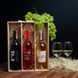 Коробка для вина на три бутылки "Save water drink wine", англійська BD-box-30 фото 3