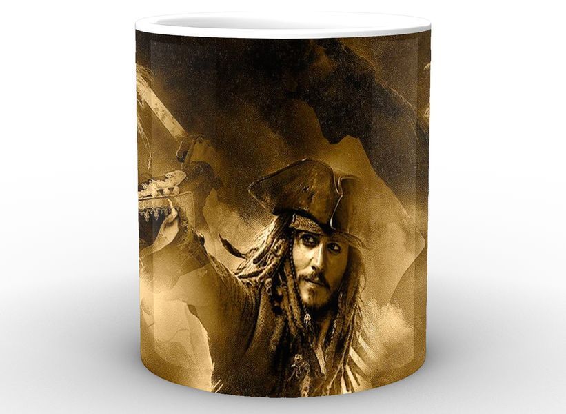 Кружка GeekLand белая Pirates of the Caribbean Пираты Карибского моря джек, уилл и элизабет PC.02.022 PC.02.022 фото