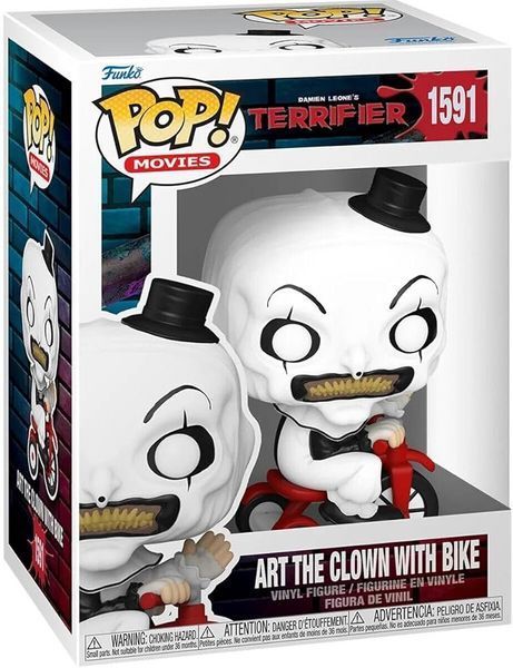 Фігурка Funko Pop Жахаючий Клоун Арт Terrifier Art the Clown with Bike 10 см FP T CA 1591 2607257065 фото