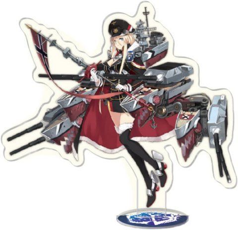 Акриловая фигурка Азур Лейн Бисмарк Azur Lane Bismarck 10 см CH AK AL 04 CH AK AL 04 фото