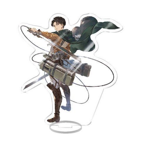 Акрилова фігурка Атака титанів Леві Attack on Titan Levi 16 см 2457281398 фото