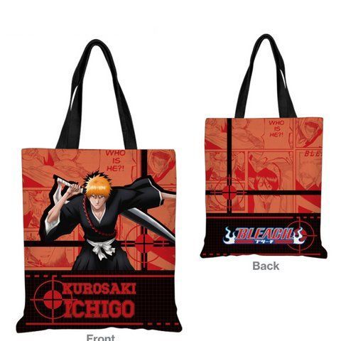 Шопер еко-сумка Блискавка Ічиго Bleach 36 х 33 см двосторонній 2982710648 фото