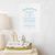 Постер метрика "Baby party" персонализированный, Lightblue, Lightblue BD-pl-46 фото