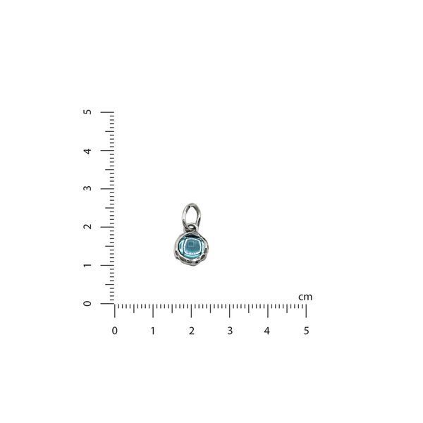 Кулон срібний 925 Цефеїду indicolite з блакитним каменем 42-11105S06-5078p фото