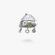 Брошка срібна з хризолітом Хатка Mini Chrysolite 925 Сонях 237-S21-0229b фото 4