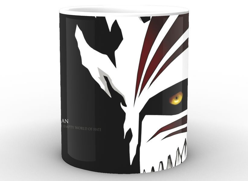 Кухоль Geek Land Бліч Bleach маска порожнечі на чорному тлі BL.02.017 BL.02.017 фото