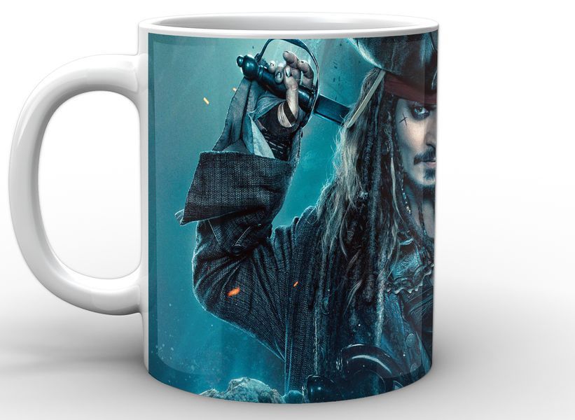 Кухоль GeekLand білий Pirates of the Caribbean Пірати Карибського моря п'ята частина PC.02.023 PC.02.023 фото
