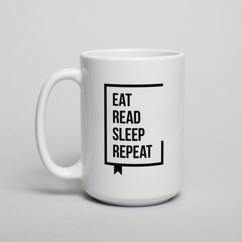 Чашка "Eat Read Sleep Repeat", англійська BD-kruzh-213 фото