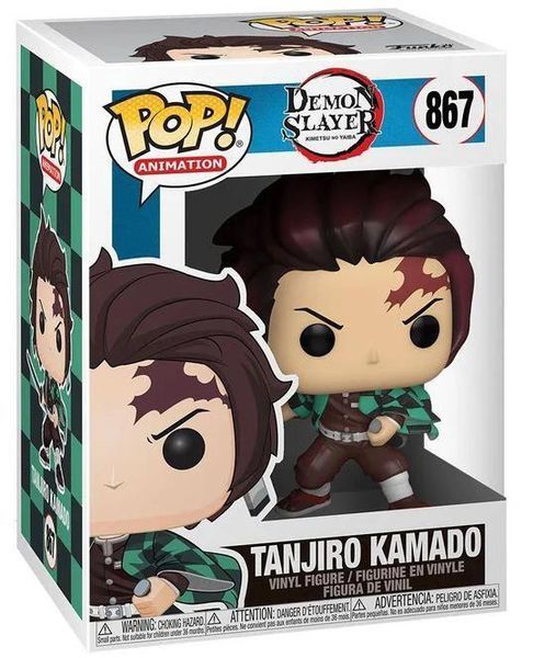 Фигурка Фанко поп Клинок рассекающий демонов Танджиро Камадо Funko Pop Demon Slayer Tanjiro Kamada DS TK 867 DS TK 867 фото