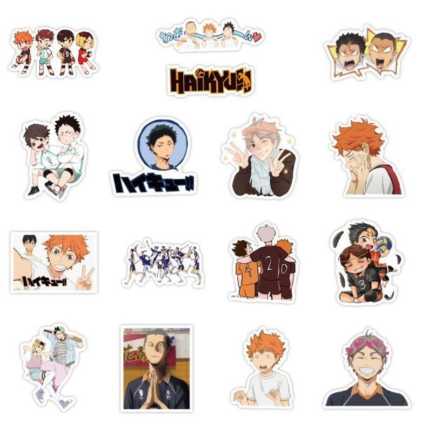 Стикерпак Волейбол! Набор наклеек GeekLand Haikyuu!! 100 штук 2881874858 фото