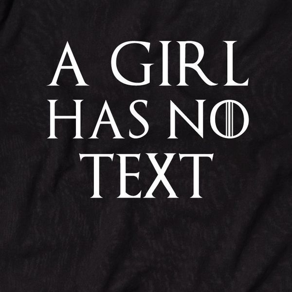Футболка GoT "A girl has no" персоналізована жіноча, Чорний, XS, Black, англійська BD-f-11 фото