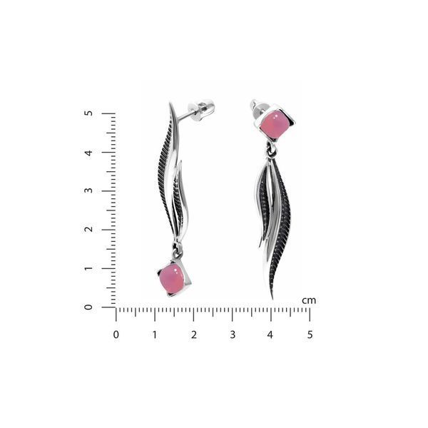 Серьги Вербочка Rose Opal 925 Відображення 138-S12-5141s фото