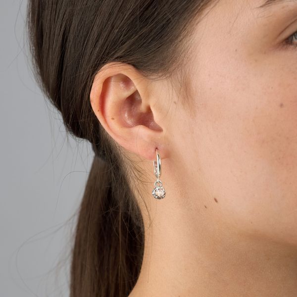Серьги серебряные с подвесками Цефеида Shampan 925 Zirkon 2749348260 фото
