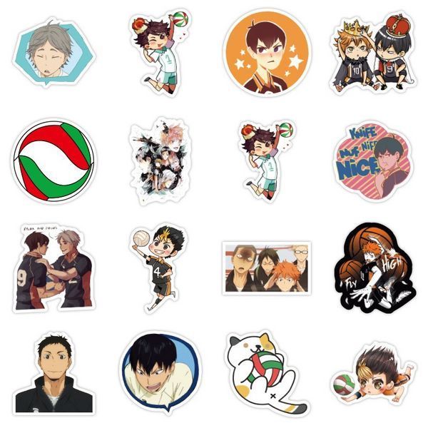 Стикерпак Волейбол! Набор наклеек GeekLand Haikyuu!! 100 штук 2881874858 фото