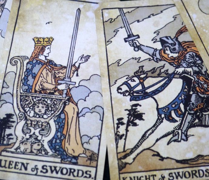 Карти Вінтажне Таро Вейта Tarot Vintage в металевій коробці 2515654128 фото