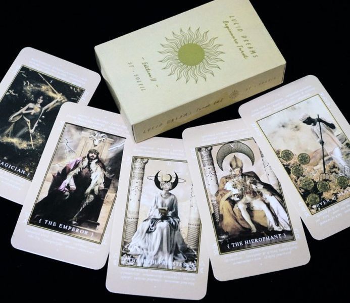 Карти Таро усвідомлені сни Lucid Dreams Beginners Tarot 10.2х6 см 2569389096 фото